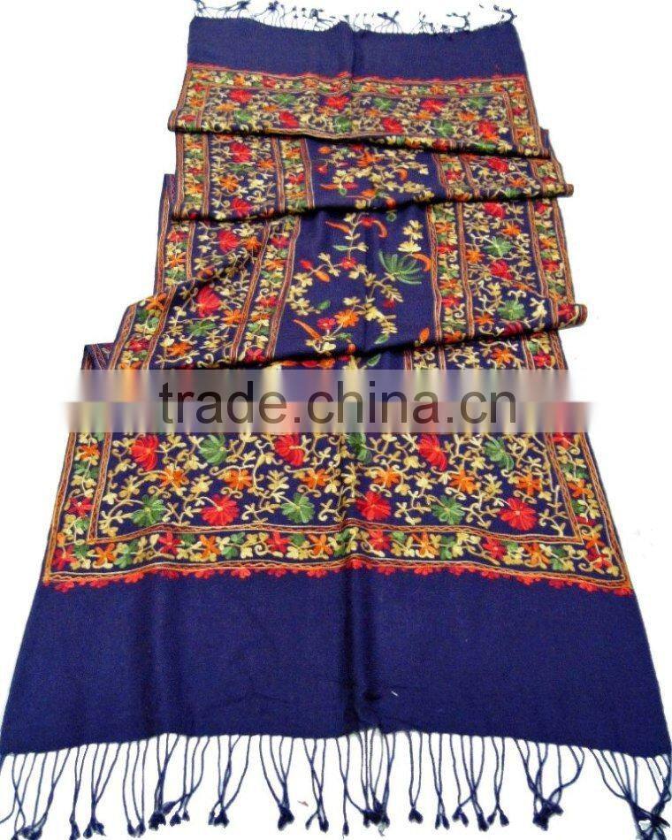 zari embroidery shawl