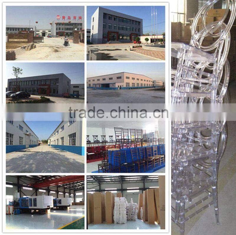 knock down polycarbonate white tiffany chair/chiavari chair