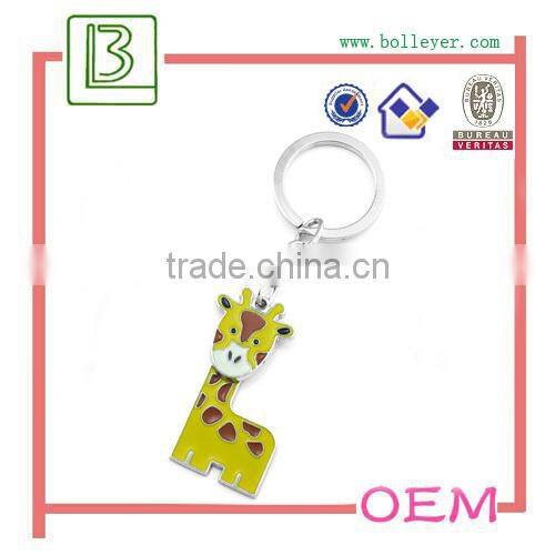 enamel camel shaped keychain gift