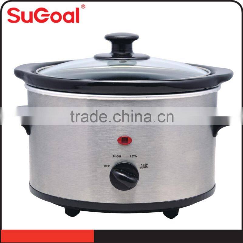 stainless steel slow cooker