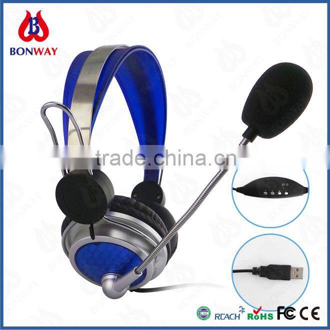 High-quality Stereo USB Computer Microphone Headphone