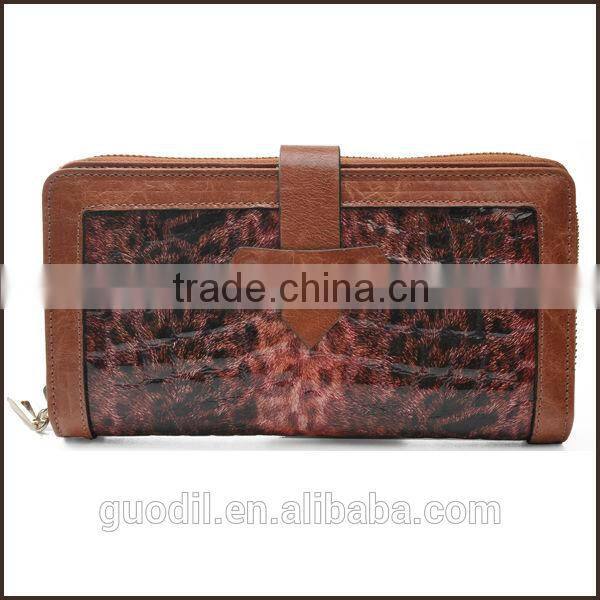 Long Style Genuine Leather Wallet For Women And Men