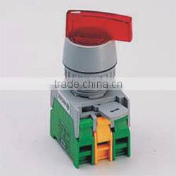 22mm IP65 Waterproof 3 Position Long Lever Illuminated Selector Switch Neon/LED (GLSL223)