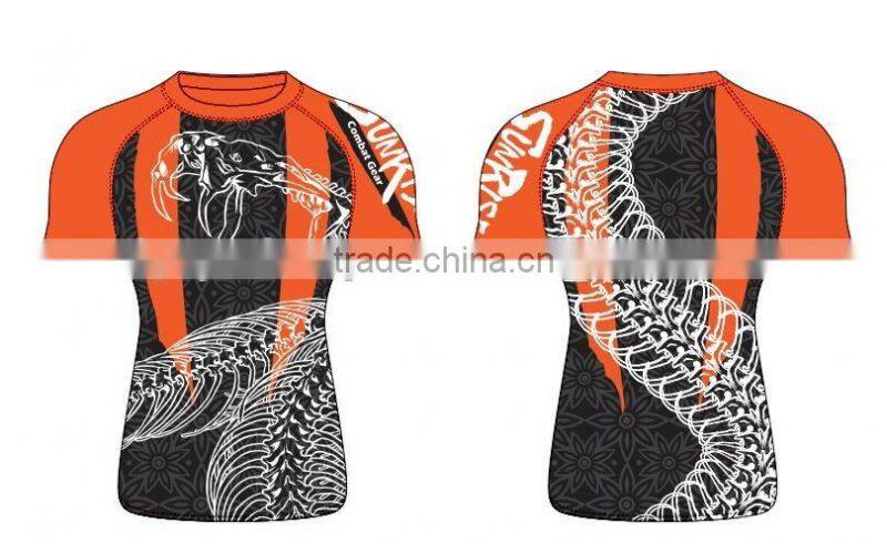 2016 High Quality Wholesale mma Rash Guard