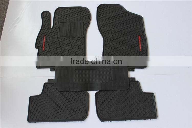 manufacture moulder rubber car mats for Left/Right hand drive cars for Lancer ex