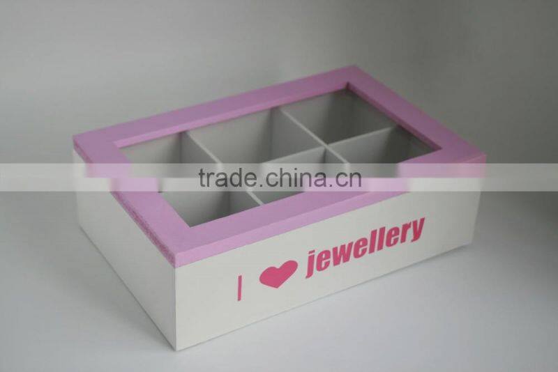 Custom made jewelry boxes wholesale, for kids 2 drawers designer jewelry box