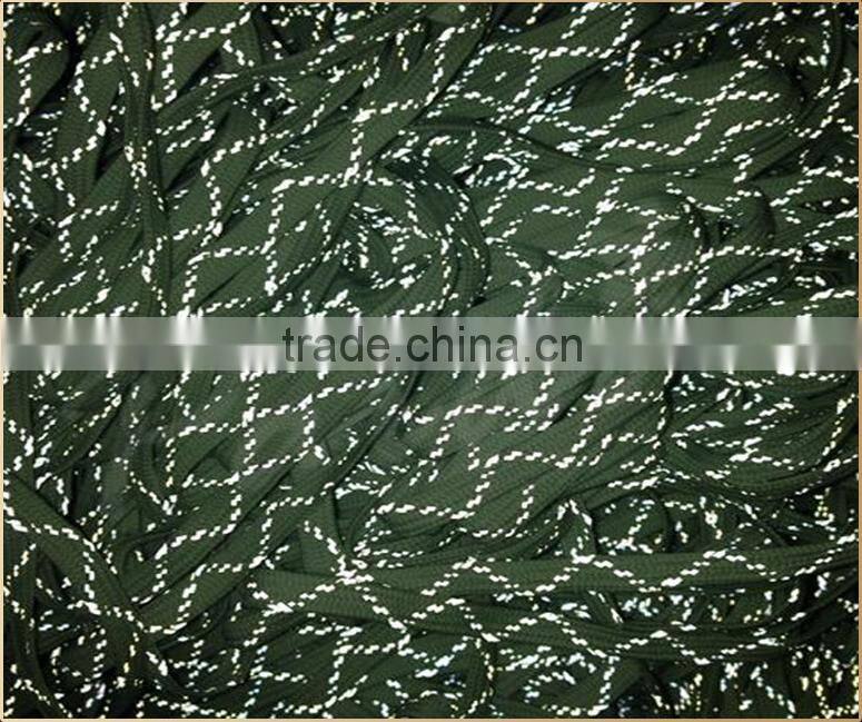 3M Polyester flat rope light reflecting safety shoelaces