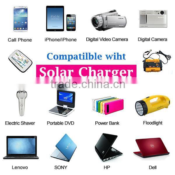 Foldable flexible mobile phone mini usb solar panel charger