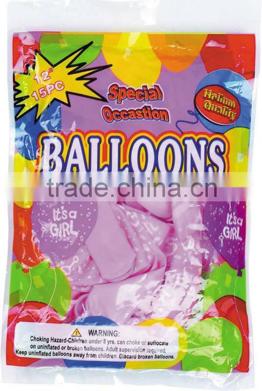 plastic printable rocket shaped balloon