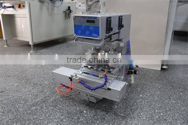 Semi Automatic/manual pad printing machine closed ink cup pad printer