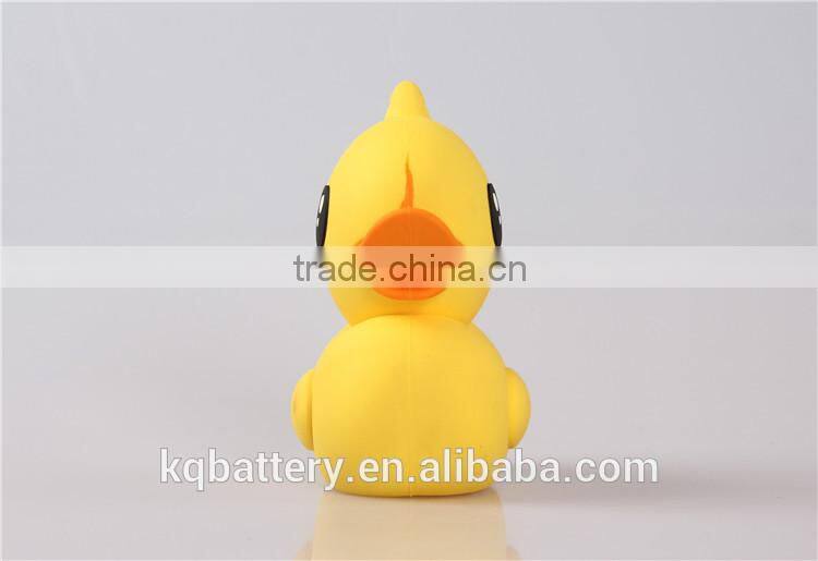Cute Yellow Duck Design Portable Power Bank Charger