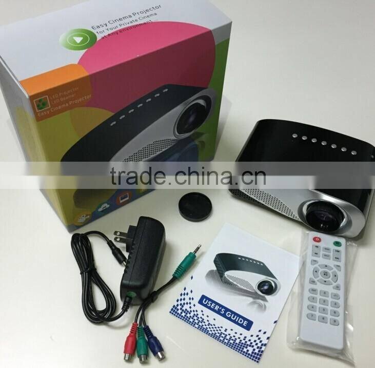 Single TFT-LCD Panel mini pocket lcd projector
