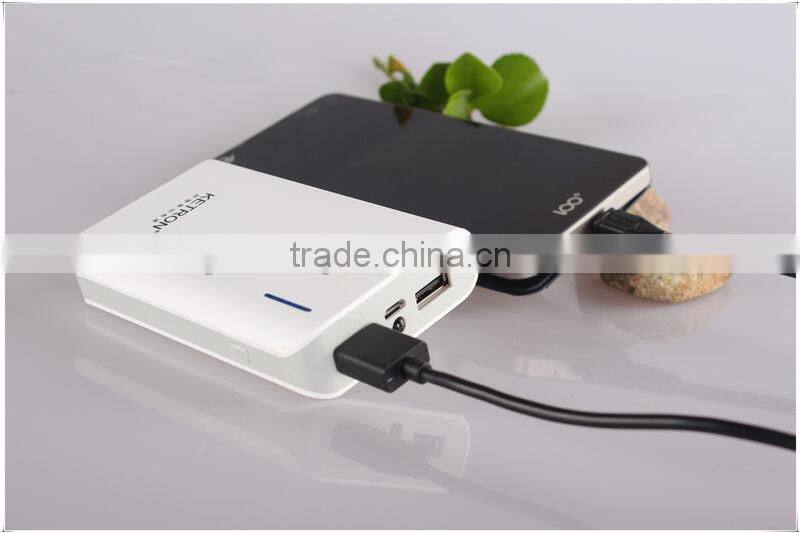 headphone 8400mah dual usb flashlight portable keychain power bank
