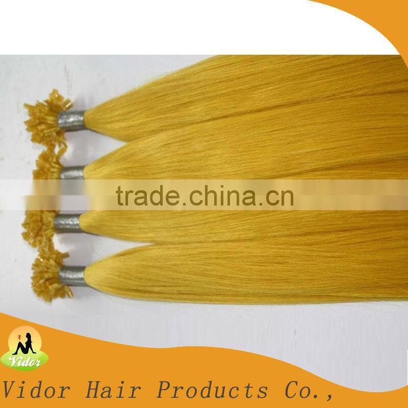 U Tip Human Hair Extension Nail Tip Hair Extension