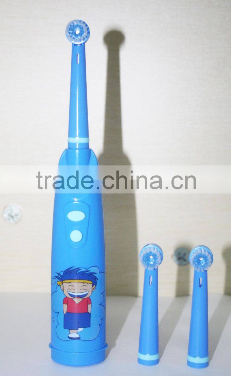 battery power timer children electric rotating toothbrush