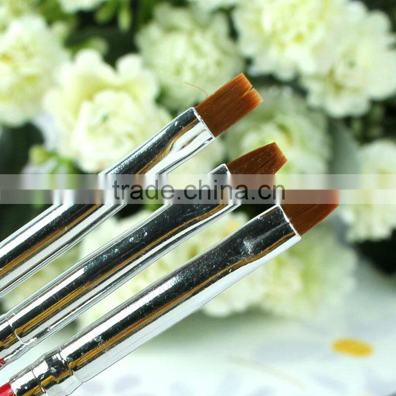 Hot Sale UV gel paiting wooden nail art brush