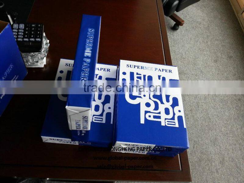 High quality100% virgin wooden pulp a4 white 80g copy paper- papers