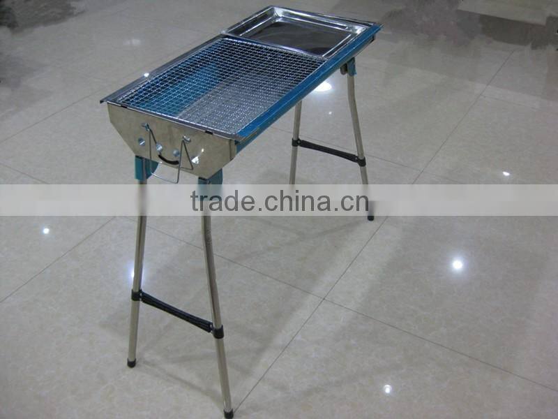 2015 New Arrival Outdoor Foldable Smokeless Charcoal BBQ Grill