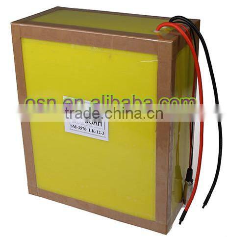 Deep cycle rechargeable lifepo4 battery 48V 36Ah for electric bicycle