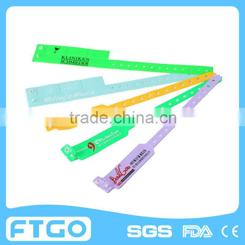 Cheap PVC Wristbands For use in Events, Hotels Etc