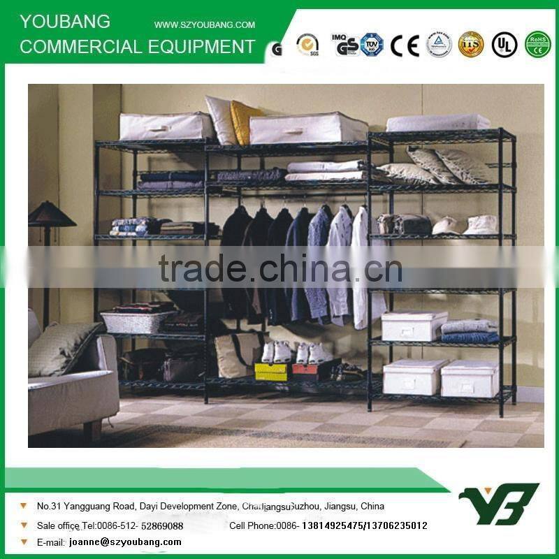 2015 hot sale 4 layer wire storage shelf