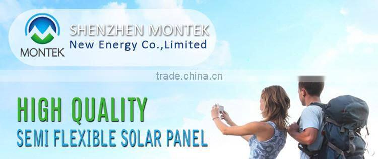Good quality original semi-flexible solar panel 12v 18w