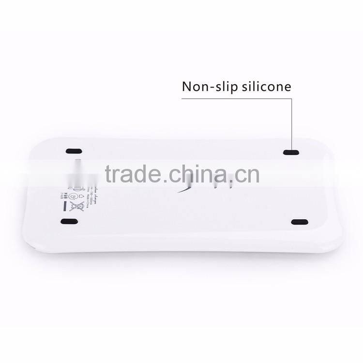 2016 QI Standard Extra-slim With Anti-slip Silicon Phone Wireless Charger