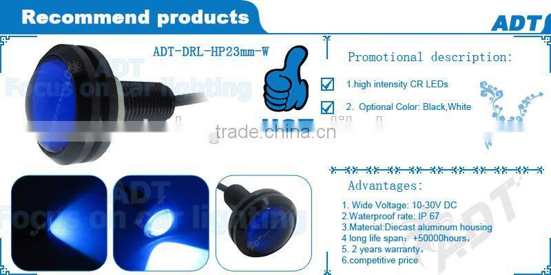 High Power 23mm COB LED Eagle Eye For Car Motorcycle DRL Backup Lights Lamp