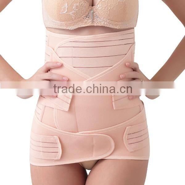 3 in 1 Set Breathable Postpartum pelvic support body building belt after pregnancy
