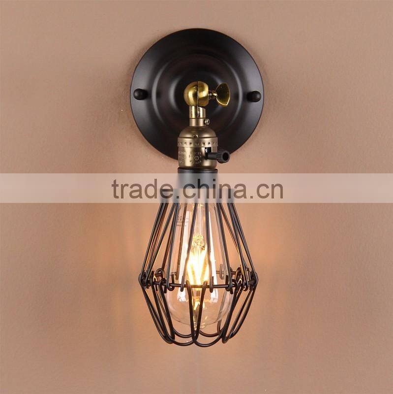 E27 Morden Loft Metal Vintage Industrial Sconce Wall Light