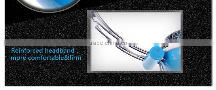 ULDUM top quality blue headset headphone with mic and remote