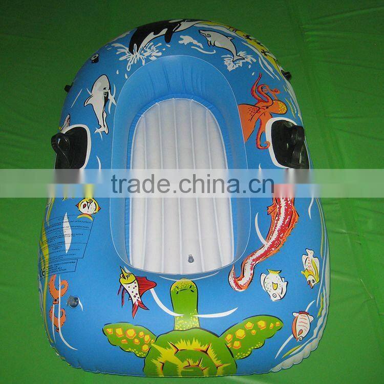 camouflage style fishing boat/ pvc inflatable boat