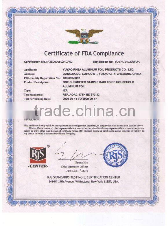 Grade A catering aluminium foil roll for food baking, cooking, freezing, packing