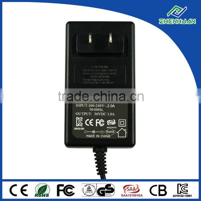 mass power ac adapter switching power adapter 36V 1A