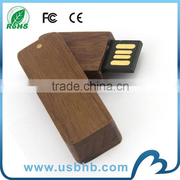 4GB Factory price Custom Logo wood USB Pen Drive