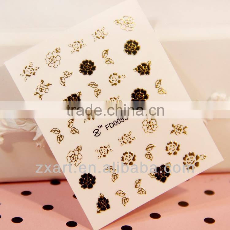 beauty sticker custom nail stickers decal wholesale decorative water slide decal