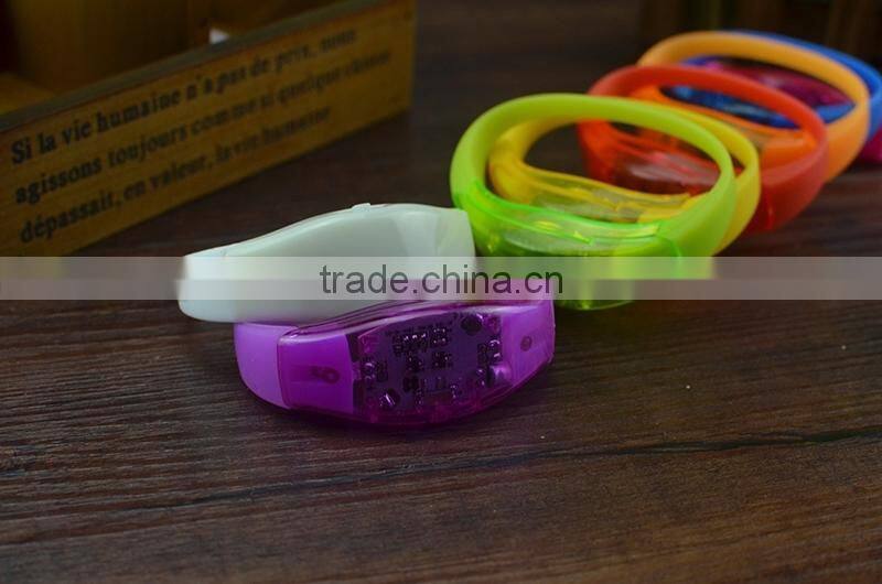2016 China Wholesale Amazing LED Sound Bracelet,led bracelet control dmx