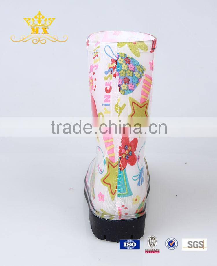 cheap rubber rain boot for child