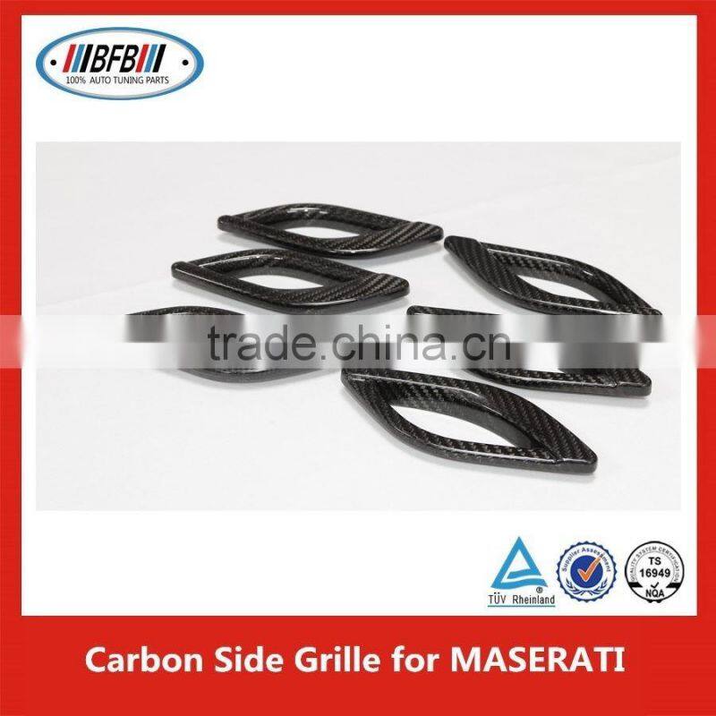 auto bodykits wholesale FOR Marerati Quattroporte side vent carbon fiber