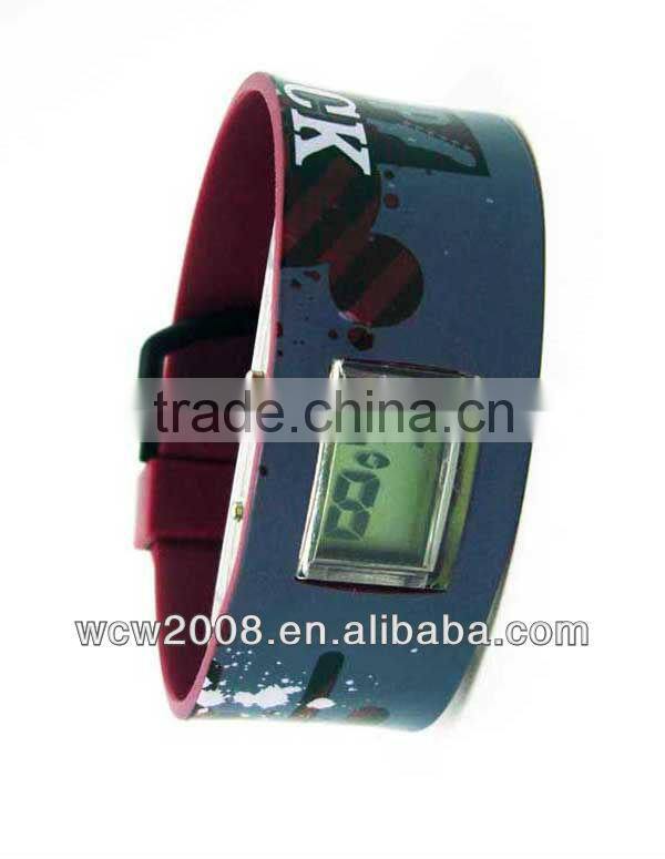 Children digital plastic watch