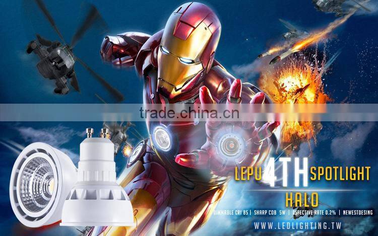 cheapest factory price dimmable 5watt 2700k cri85 led lamp gu10 with reflector cup