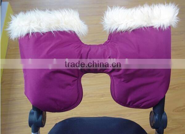 Kids Baby Pram Stroller Accessory Plush Hand Muff Waterproof Gloves Warmer Winter Gift