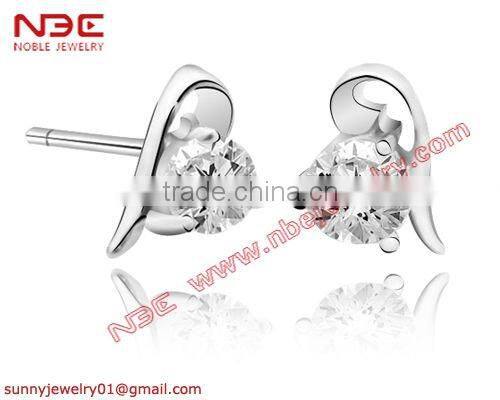 Fashion hand made ear rings, 925 sterling silver jewelry