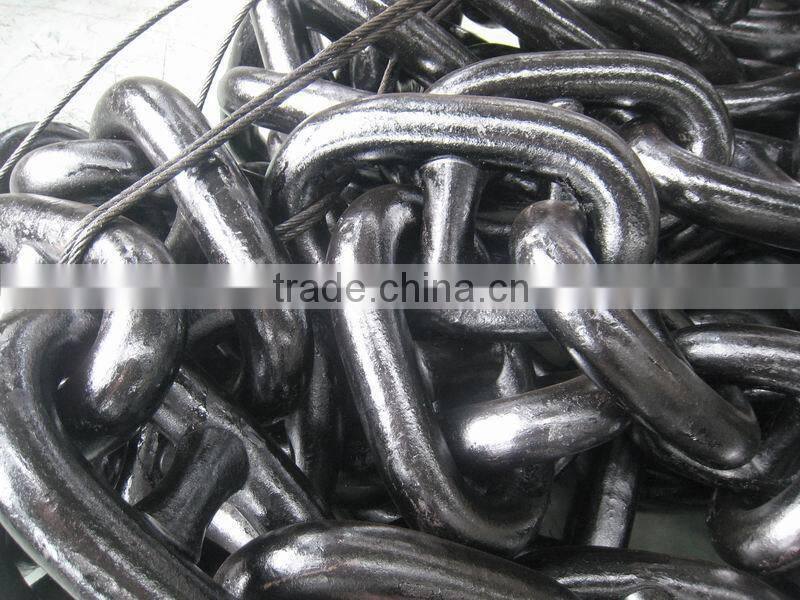 black painted marine anchor chain with CCS certificate