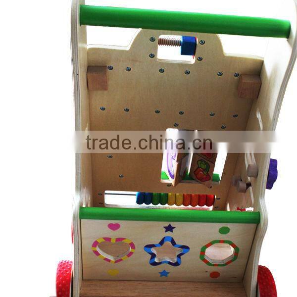lovely wooden baby walker