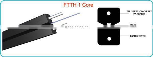 2016 hot new 1 core drop fiber optic ftth pigtail
