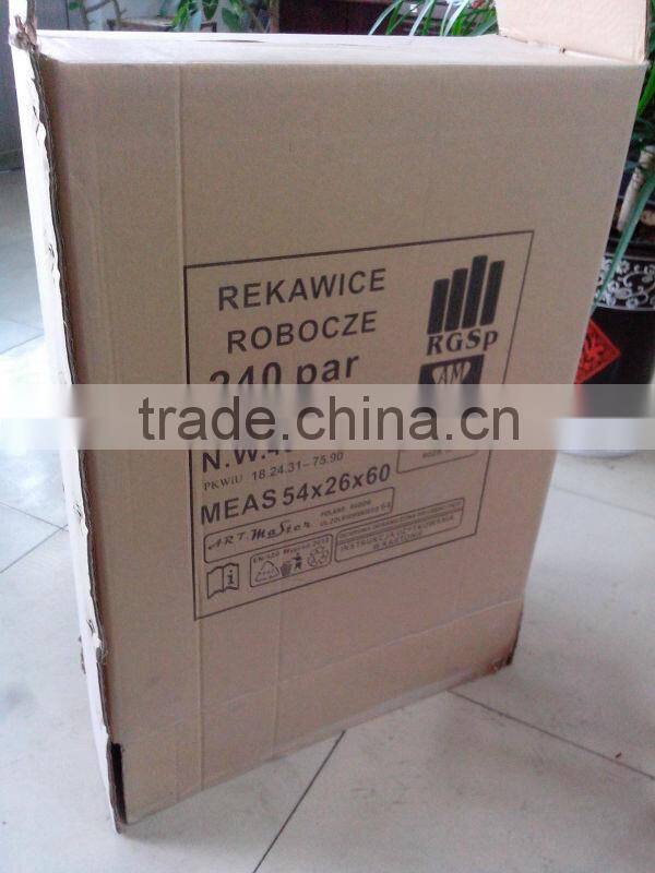 full sizes latex palm coated blue safety gloves