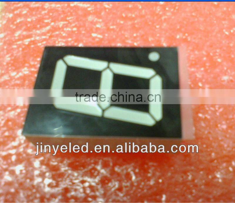 Red color led display 7-segment 1 digit