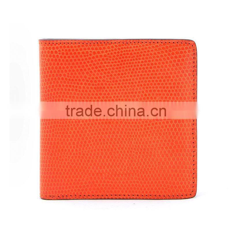 Hot selling!!!!high end lady lizard skin leather wallet with card bits,China manufacturer lady purse