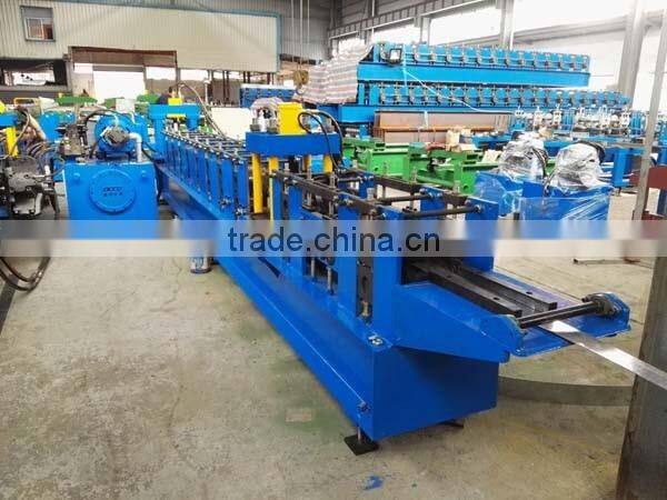 Shanghai Gypsum Board Ceiling Small Steel Strip Furring Channel Making Machine , Omega Channel Batten Roll Forming Machine